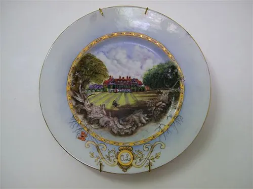 תמונת נוף על צלחת