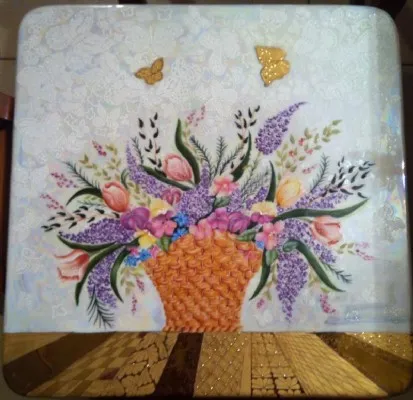 סלסלת פרחים